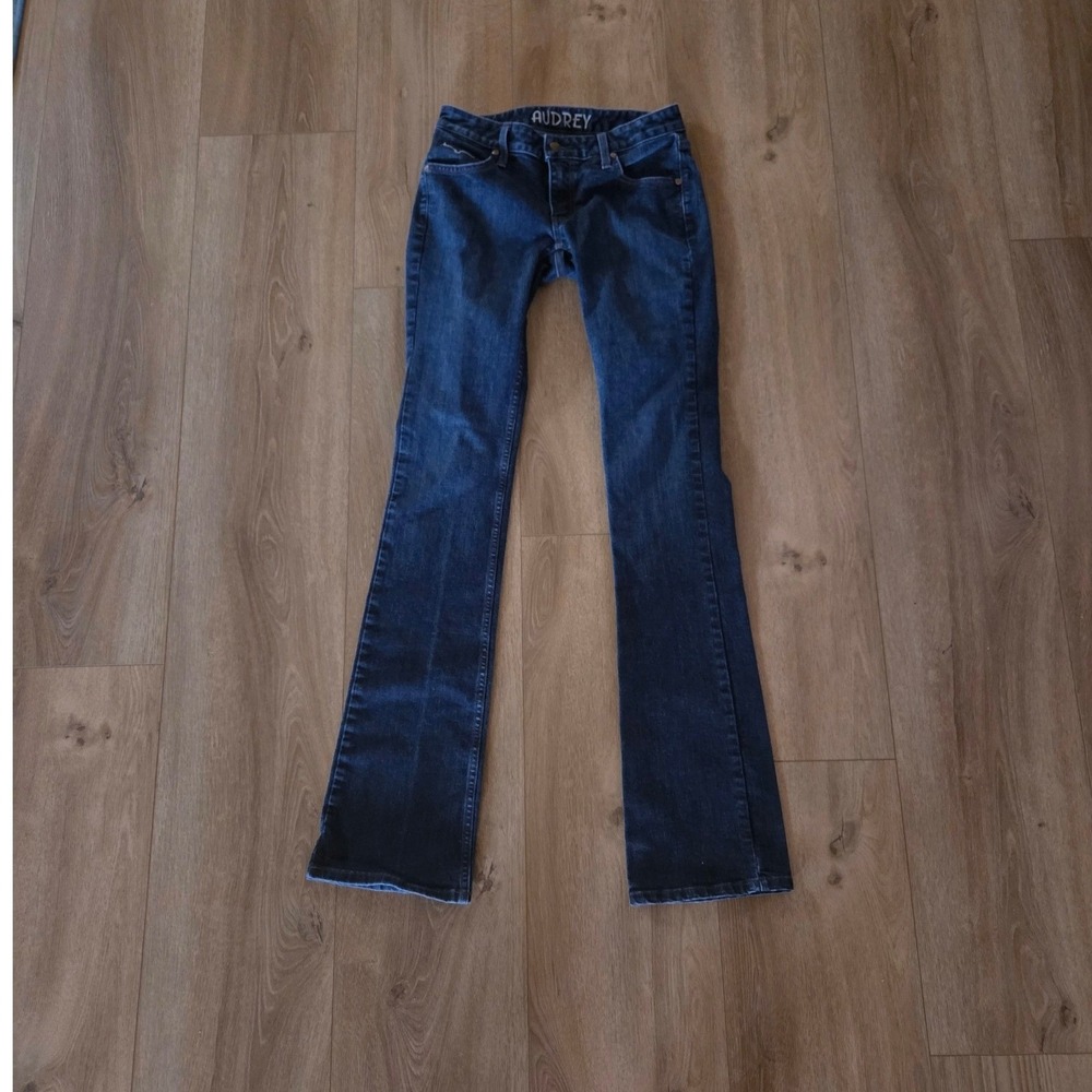 Kimes Ranch Audrey Jeans Womens Dark Wash Mid Rise Bootcut Denim 2/36 - Picture 2 of 6